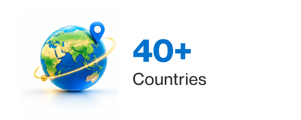 Countries reached